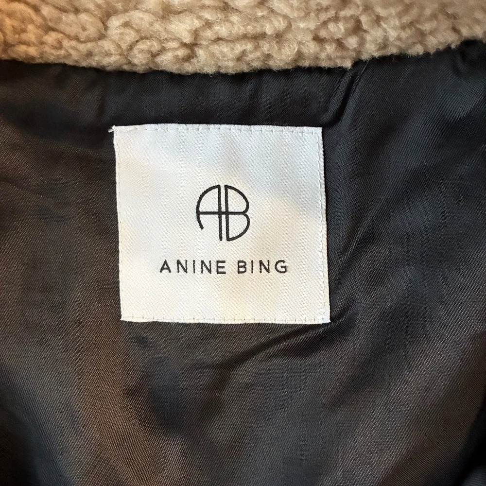 Anine Bing Ryder Leather-Trim Jacket Size S - Picture 2 of 5